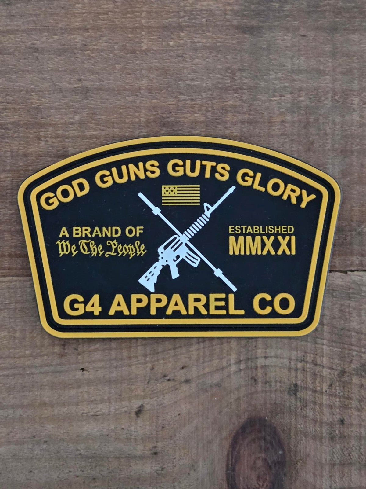 G4 APPAREL CO PVC Patches