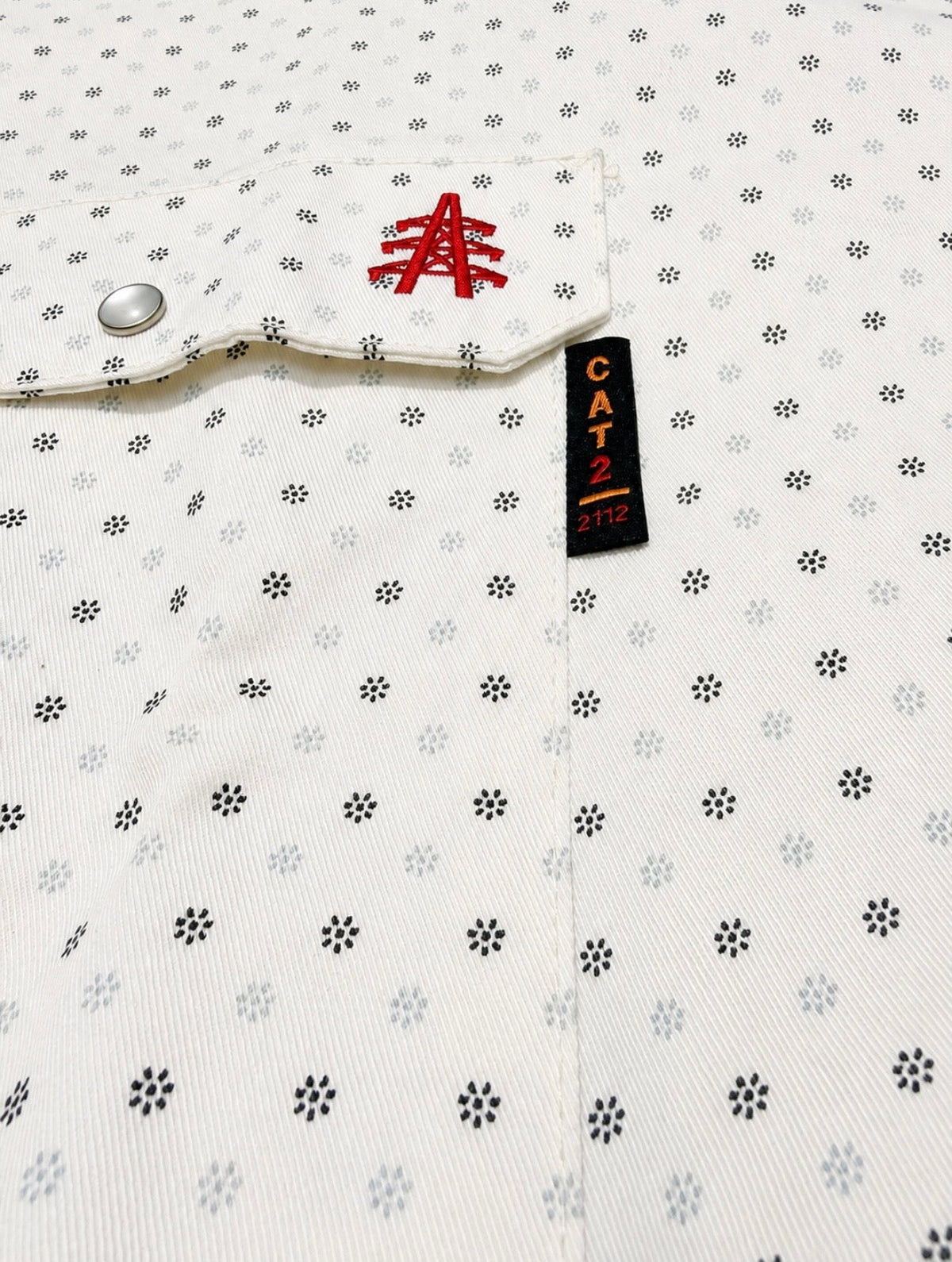 FR Pearl Snap Work Shirt - Phantom White