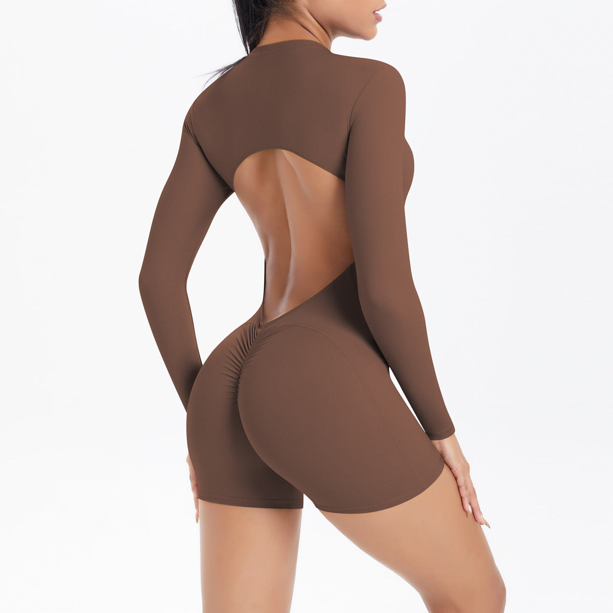 Open-Back Performance Jumpsuit