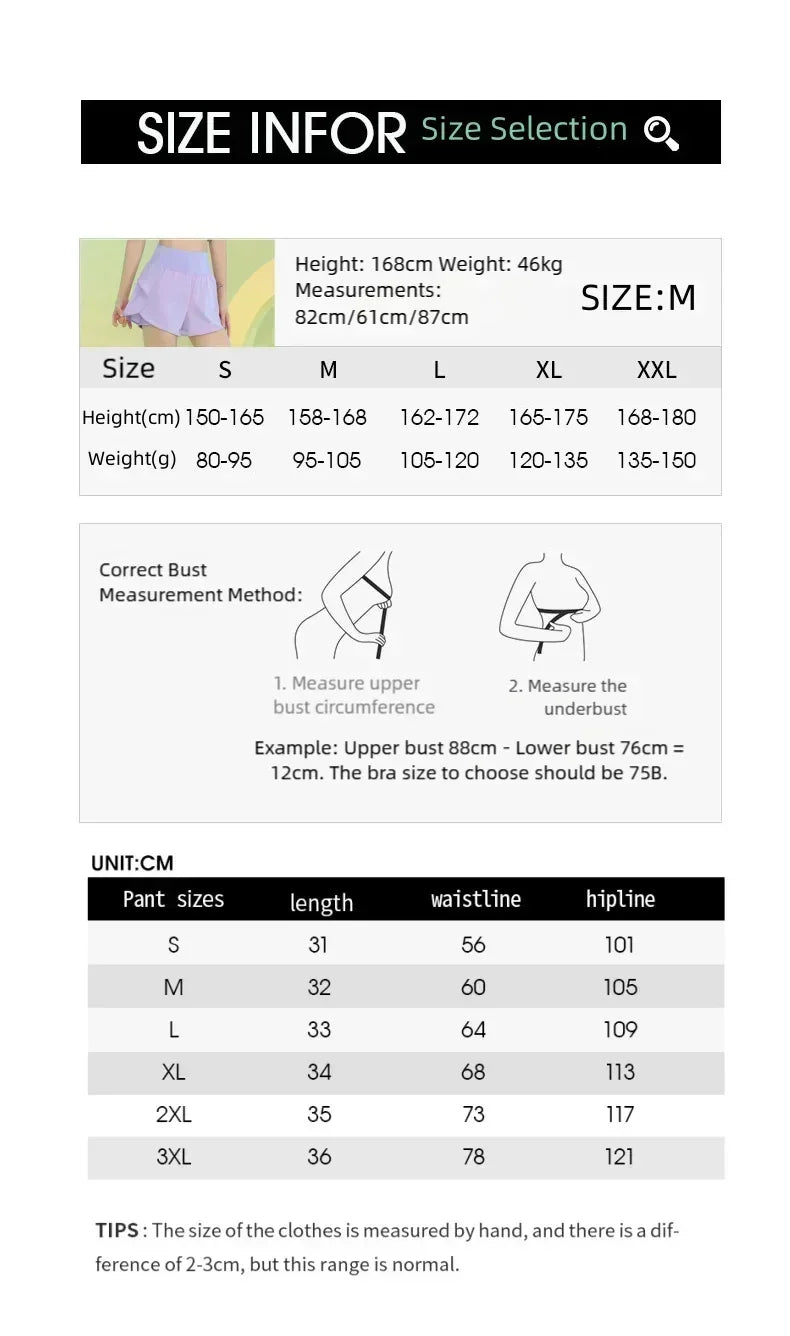 PHIGEER Lightweight Yoga Shorts with Pocket