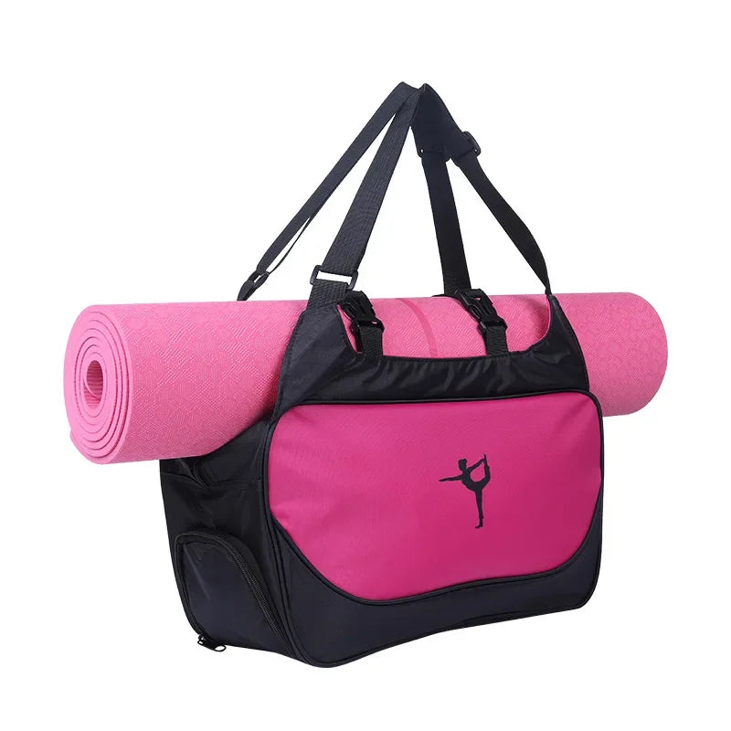 Waterproof Gym Bag with Yoga Mat Carrier