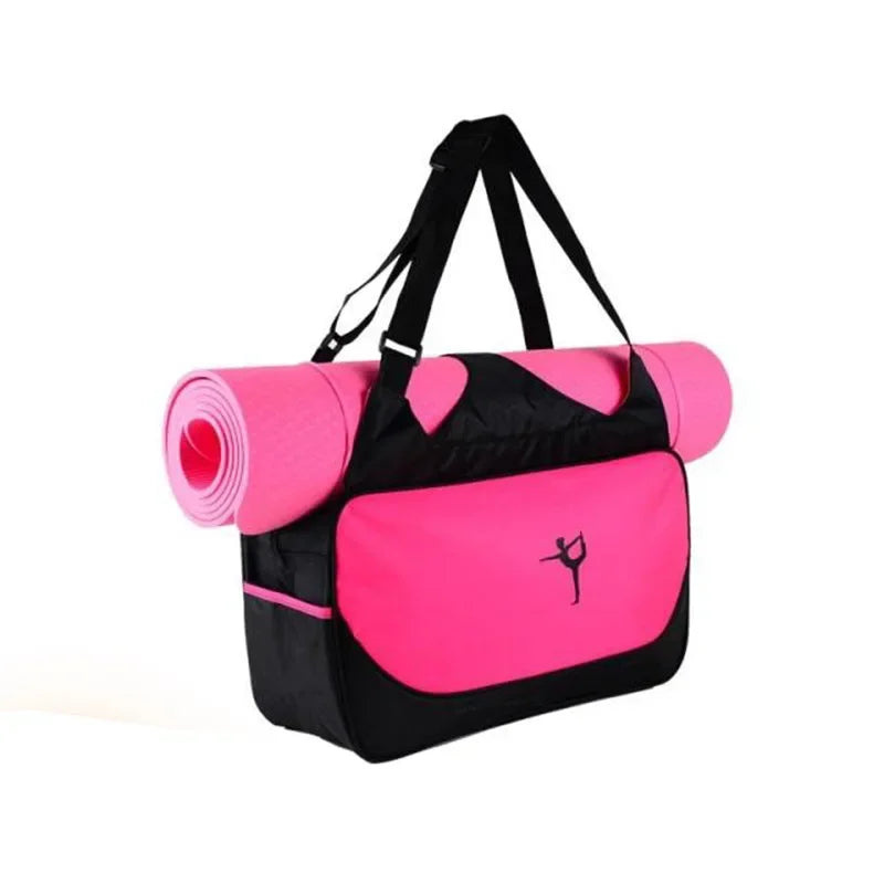 Waterproof Gym Bag with Yoga Mat Carrier