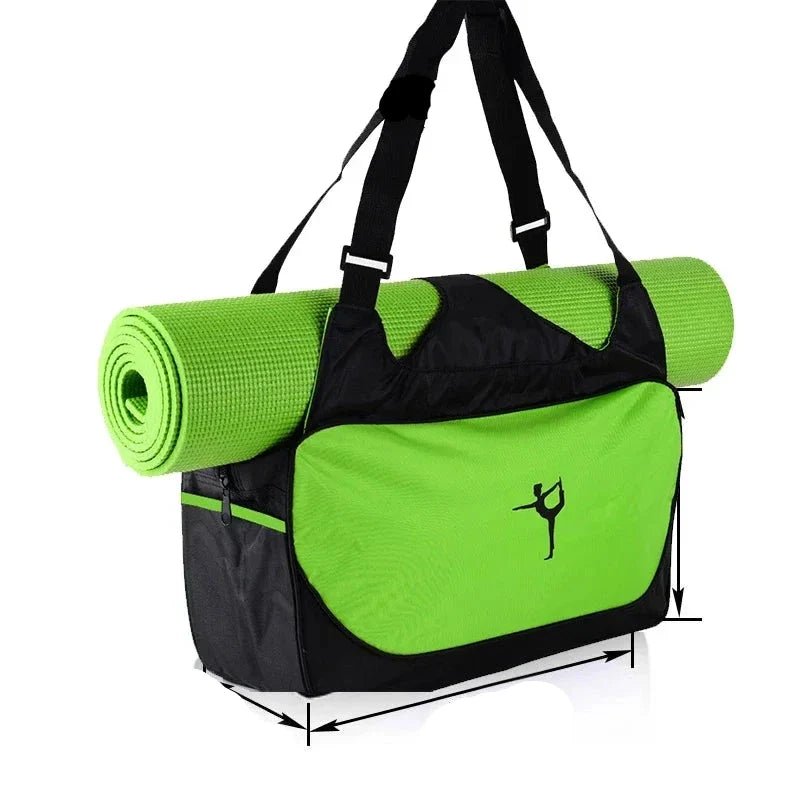 Waterproof Gym Bag with Yoga Mat Carrier