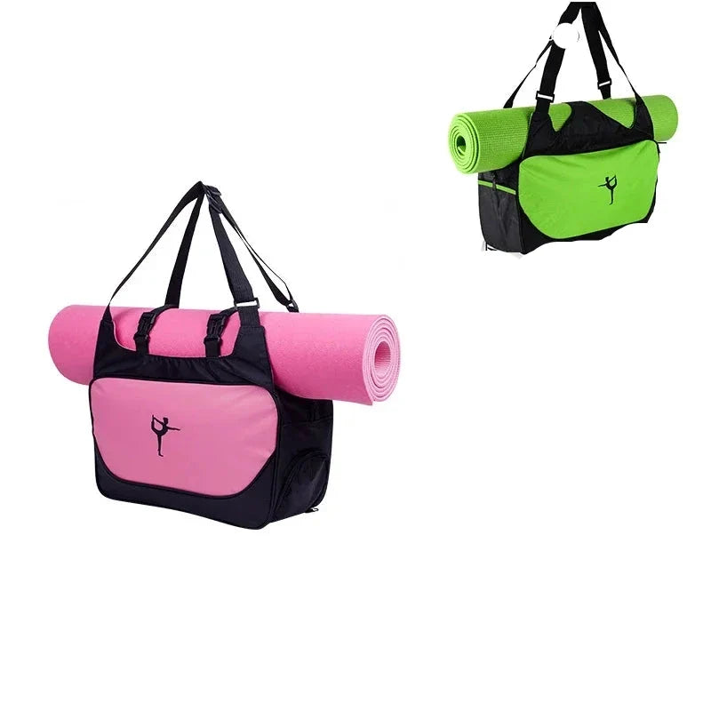 Waterproof Gym Bag with Yoga Mat Carrier
