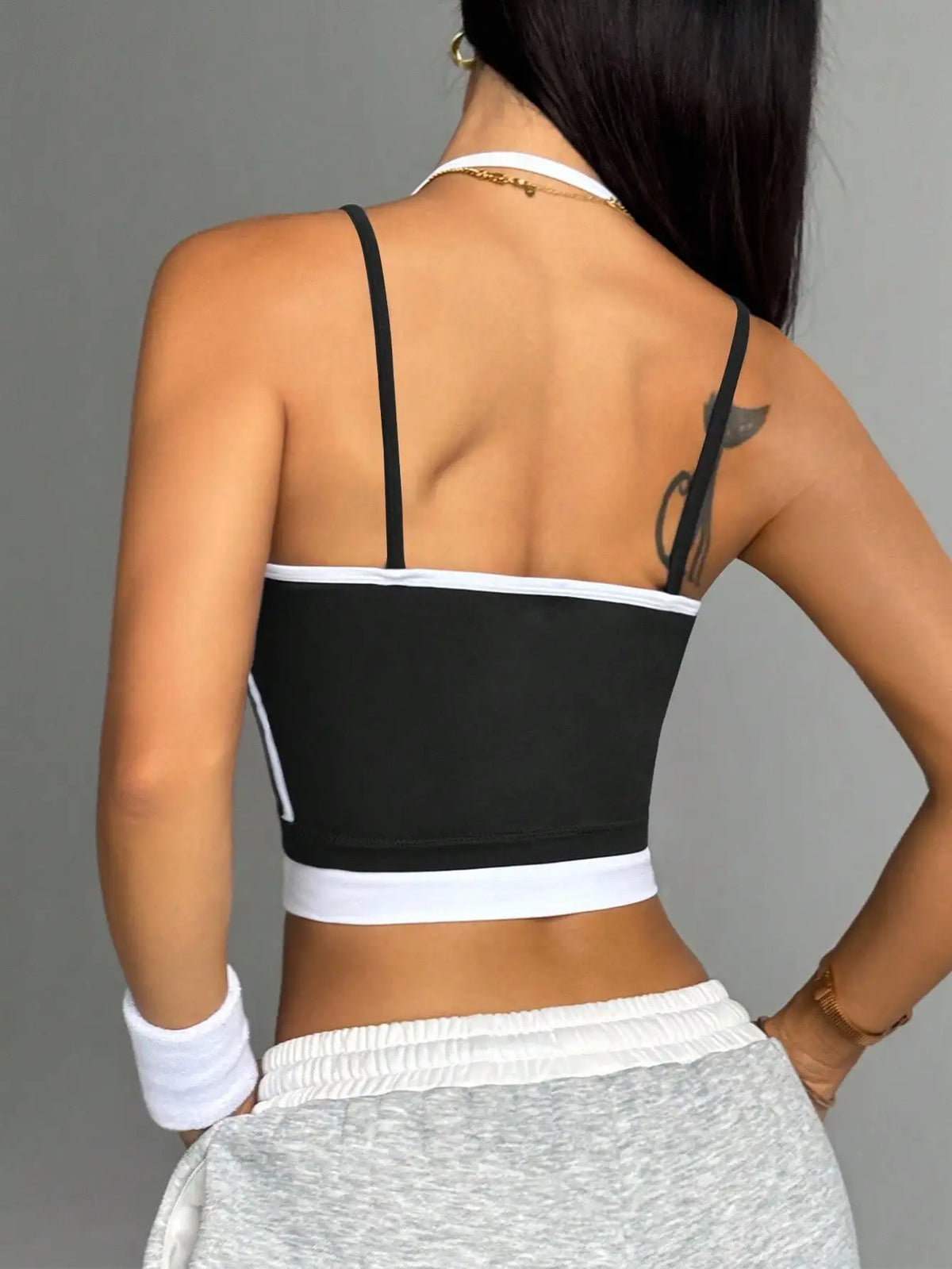 Color-Block Performance Sports Bra