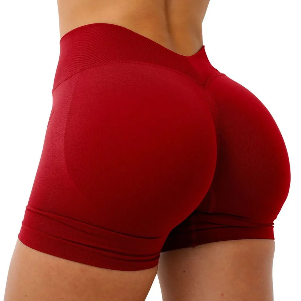 High-Waisted Quick-Dry Yoga Shorts