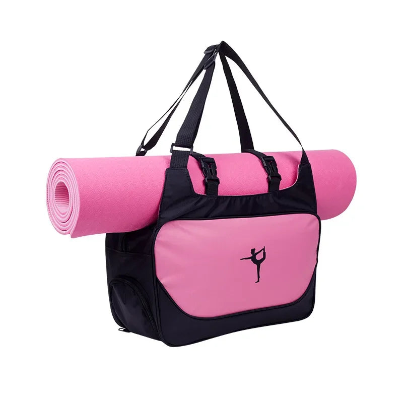 Waterproof Gym Bag with Yoga Mat Carrier